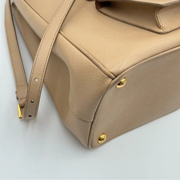 (SOLD) Prada Stefano Leather Galleria Front Pocket Crossbody - Picture 10 of 17